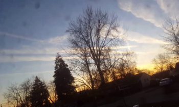 Disgusting Chemtrails and Chemsprayers Over A Once Beautiful Sunset